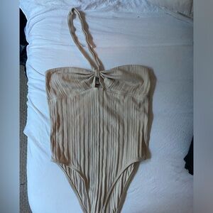 Zara Ribbed Knit Bodysuit